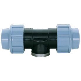 T-KOPPLING 32XR15 INVÄNDIG GÄNGA PP BLÅ, SVART ALTECH