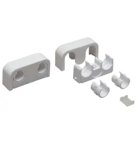 KLAMMER 16-20 MM C/C40 MM DUBBEL VIT MLC UPONOR