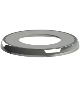 VULKBRICKA 36-46 MM Ø64 MM, H=6 MM FÖR 40MM SLÄTÄNDA/MUFF ENKEL, RUND, EJ DELBAR KROM FALUPLAST