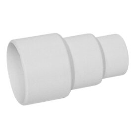 ÖVERGÅNG 50X40/32 MM MUFF X SLÄTÄNDA VIT FALUPLAST