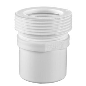 ANSLUTNINGSTELESKOP 40 MM X G32/G40 SLÄTÄNDA X 2UTVÄNDIG GÄNGA VIT FALUPLAST