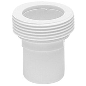 ANSLUTNINGSTELESKOP 32 MM X G32/G40 SLÄTÄNDA X 2UTVÄNDIG GÄNGA VIT FALUPLAST