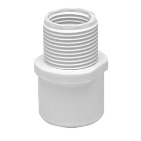 ANSLUTNINGSTELESKOP 32 MM X G20/G15 SLÄTÄNDA X UT-/INVÄNDIG GÄNGA VIT FALUPLAST