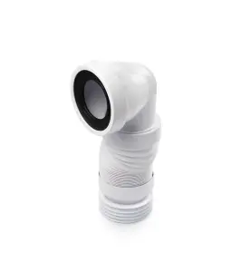 WC-STOS UNIVERSAL FLEXIBEL Ø110MM X 90° H=180-350MM FLEXIBEL FÖR Ø110MM SLÄTÄNDA UNIVERSAL VIT JAFO