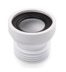 WC-STOS CENTRISK Ø110MM H=118MM FÖR Ø110MM SLÄTÄNDA CENTRISK VIT JAFO