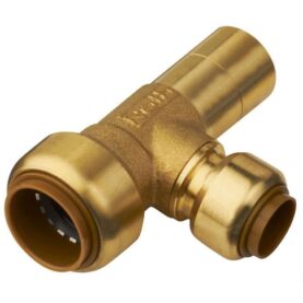 INSTICKSFÖRDELARE 1 IS 22 MM / 1X15 MM  MUFF X SLÄTÄNDA / 1MUFF MÄSSING ROTH