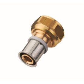 ÖVERGÅNGSMUFF 16 MM X G15 MUFF X INVÄNDIG LÖPMUTTER MÄSSING/ROSTFRI ROTH