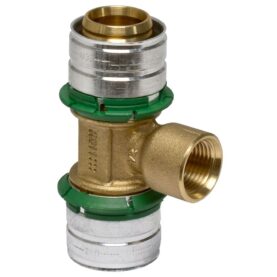 T-RÖR 50 MM X G25 2MUFF X INVÄNDIG GÄNGA S-PRESS UPONOR