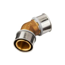 VINKEL PRESSCHECK 63 MM X 45°  2MUFF MÄSSING/ROSTFRI ROTH