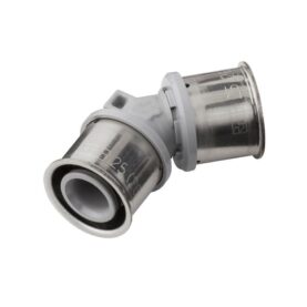 VINKEL PRESSCHECK 40 MM X 45° 2MUFF VIT/ROSTFRI ROTH