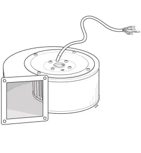 UTBYTESFLÄKT 105W 230V NIBE