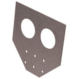 MONTERINGSPLÅT 25/20 MM 100X100 MM (LXH) C/C 40 MM GALVANISERAD AQUA PLUS UPONOR