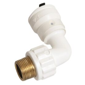 VINKEL 90° 16XR15 MUFF X UTVÄNDIG GÄNGA VIT