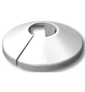 TÄCKBRICKA VIT PLAST 16MM DELBAR LK SYSTEMS