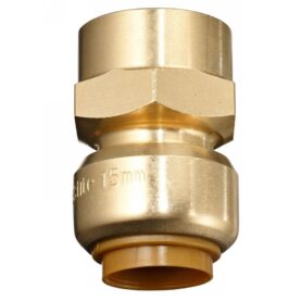 RAK KOPPLING 15 MM X G15 MUFF X INVÄNDIG GÄNGA MÄSSING IS ROTH