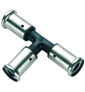 T-RÖR 3MUFF 63 MM SVART/ROSTFRI