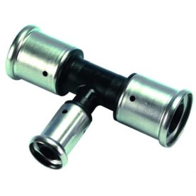 T-RÖR 3MUFF FÖRMINSKAT 63X32X63 MM SVART/ROSTFRI