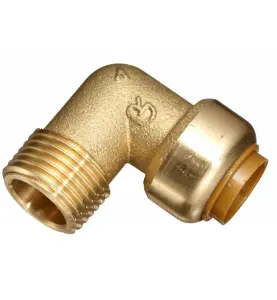 VINKELKOPPLING IS 15 MM X G15 X 90° MUFF X UTVÄNDIG GÄNGA MÄSSING ROTH