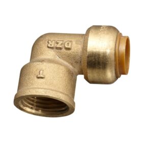 VINKELKOPPLING IS 15 MM X G15 X 90° MUFF X INVÄNDIG GÄNGA MÄSSING ROTH