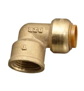 VINKELKOPPLING IS 15 MM X G15 X 90° MUFF X INVÄNDIG GÄNGA MÄSSING ROTH