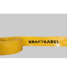 KABELSKYDD SPN GUL "KRAFTKABEL" 125MM L=50 METER