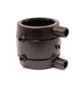 ELSVETSMUFF 110 MM 2MUFF FÖR PE-RÖR OCH DELAR SVART ROLLMAPLAST