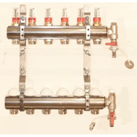 GOLVVÄRMEFÖRDELARE MED FLÖDESMÄTARE 4 ALTECH