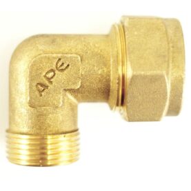 KLÄMRINGSKOPPLING VINKEL 25X2,3 MM X G25 90° KLÄMRING X UTVÄNDIG GÄNGA ALTECH