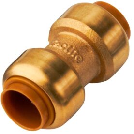 RAK KOPPLING 15 MM MÄSSING ROTH