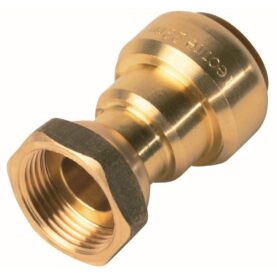 VATTENMÄTARKOPPLING MULTIPEX INSTICK 22 MM X G20 RAK, MUFF X LEKANDE MUTTER MÄSSING ROTH