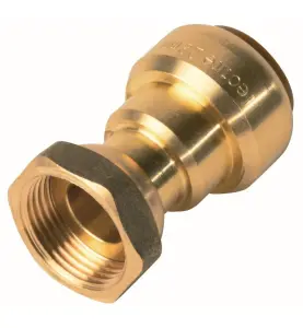 VATTENMÄTARKOPPLING MULTIPEX INSTICK 22 MM X G20 RAK, MUFF X LEKANDE MUTTER MÄSSING ROTH