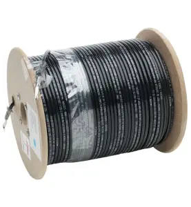 VÄRMEKABEL ETL10 8,5X5,8 MM 5-20 W/M 230V FÖR MONTERING I/UTANPÅ RÖR SVART RAYCHEM