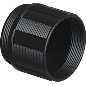 DOSFÖRLÄNGARE 54X35 MM (ØXL) DOSHALSFÖRLÄNGARE M7 MED O-RING SVART AQUA PLUS UPONOR