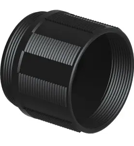 DOSFÖRLÄNGARE 54X35 MM (ØXL) DOSHALSFÖRLÄNGARE M7 MED O-RING SVART AQUA PLUS UPONOR