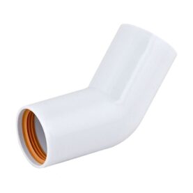 VINKEL 32 MM X 45° 2MUFF VIT FALUPLAST