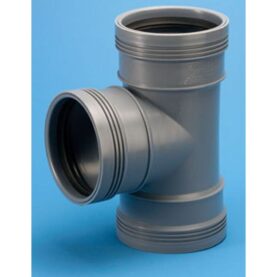 GRENRÖR 32/32 MM X 88,5° 3MUFF GRÅ WAFIX