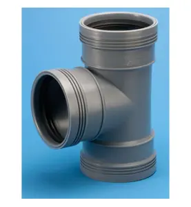 GRENRÖR 32/32 MM X 88,5° 3MUFF GRÅ WAFIX
