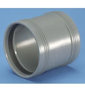 SKJUTMUFF 40 MM 2MUFF GRÅ WAFIX