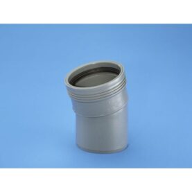 BÖJ 40 MM X 15° MUFF X SLÄTÄNDA GRÅ WAFIX