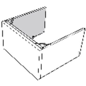 ÖVERSKÅP 345MM NIBE