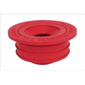 GUMMINIPPEL 83/40-50 MM, 64/40-50 MM FÖR INOMHUSAVLOPP RÖD FALUPLAST