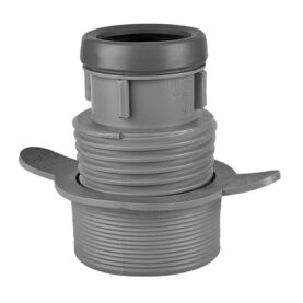 GUMMINIPPEL 2½" X 50MM NORMALRÖRSMUFF 2½" TILL PVC/PP EXPANDERANDE NIPPEL X MUFF SVART/GRÅ FALUPLAST