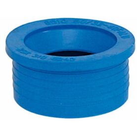GUMMINIPPEL 50/40-32 MM FÖR INOMHUSAVLOPP BLÅ FALUPLAST