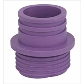GUMMINIPPEL 45/32-40 MM FÖR INOMHUSAVLOPP LILA FALUPLAST