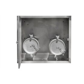 TÖMNINGSBOX DUBBEL DN80