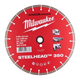 DIAMANTSKIVA DH STEEL HEAD 350  MILWAUKEE