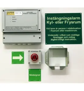 INSTÄNGNINGSLARM PAKET SCA1PK PUNOS