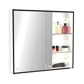 SPEGELSKÅP ELEGANT I KOMPAKTLAMINAT 64 CM SKJUTDÖRR GÅRÖ