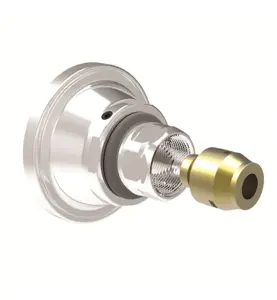 KOPPLINGSBRICKA V6 VATETTE 1-RÖR FAST DY15X2,5 PLAST GBG