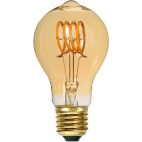 LED-LAMPA E27 P60 SPIRAL AMBER